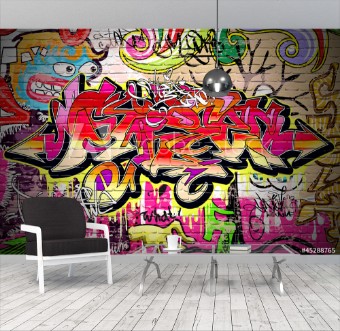 Bild på Graffiti Art Vector Background